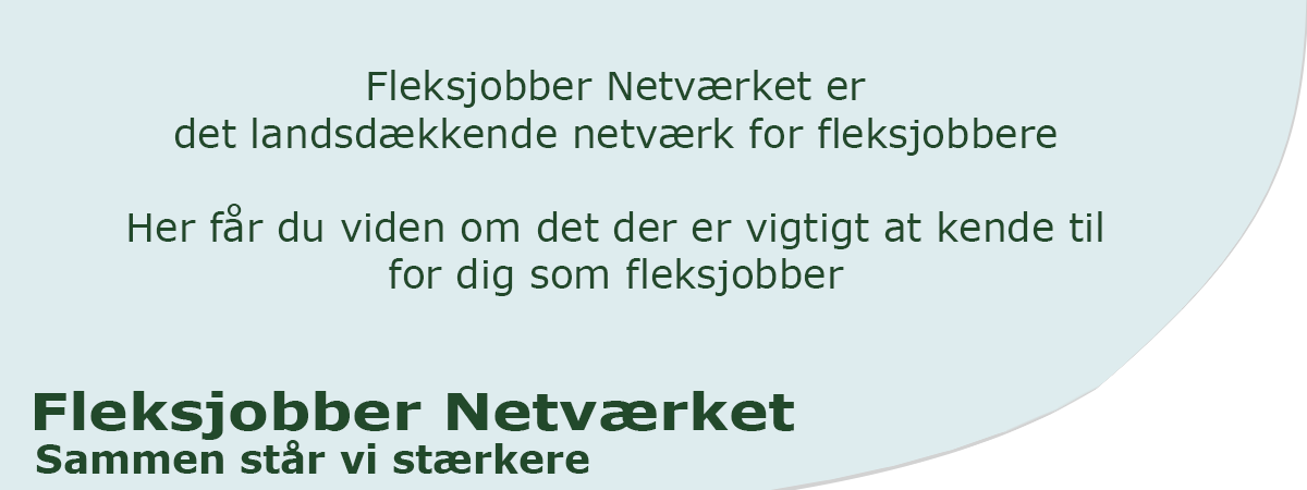 Til dig der er fleksjobber